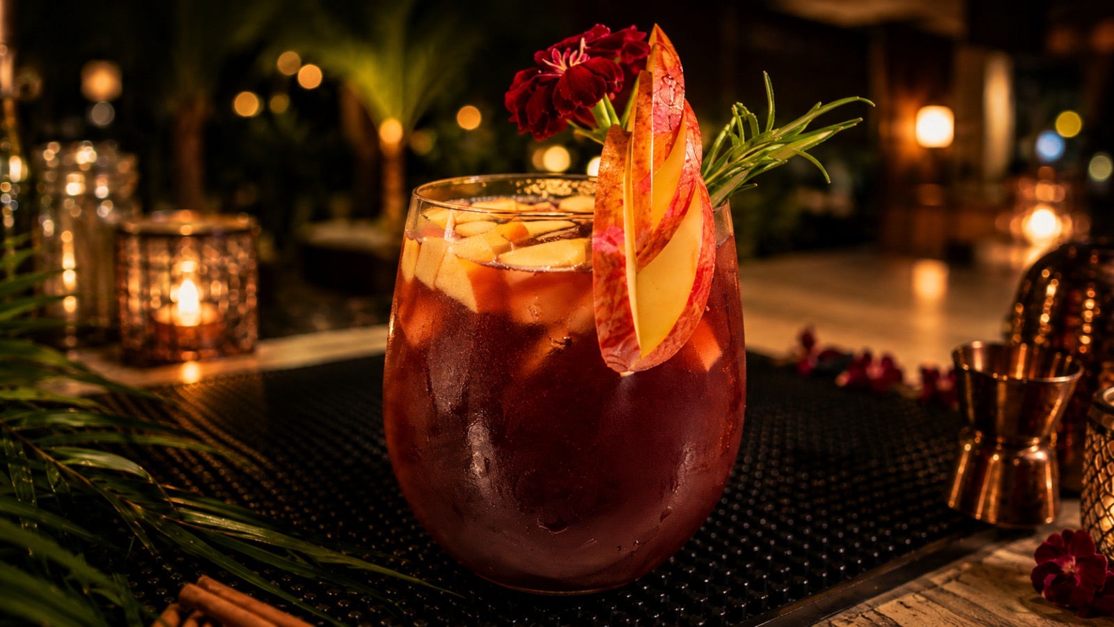 Refreshing tropical cocktail at Barra Imperial