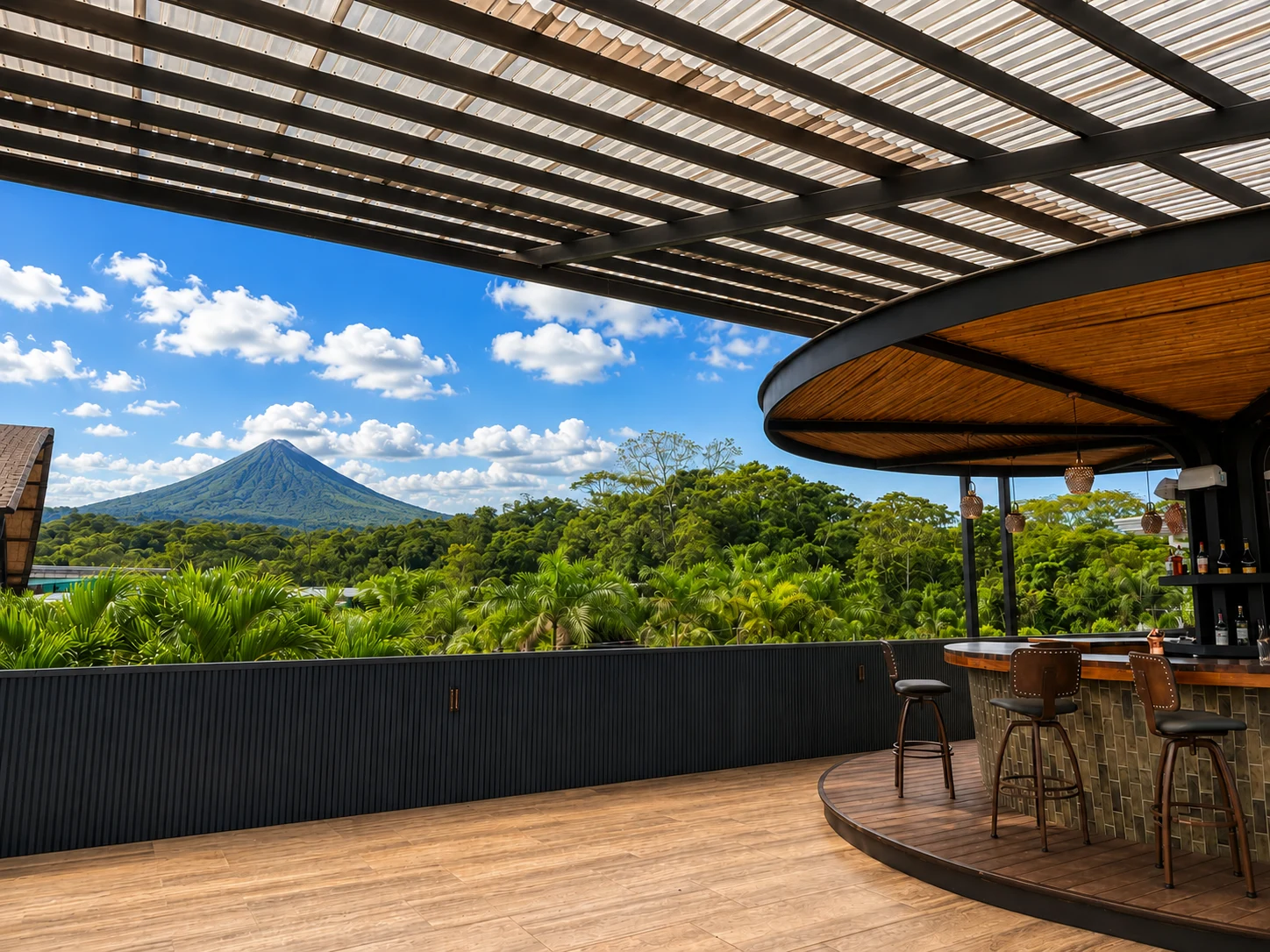 The Rooftop at Arenal Backpackers Resort